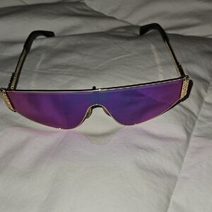 Purple and Gold Sunglasses